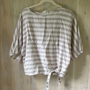 Beachlunchlounge linen cotton blend Top Size S